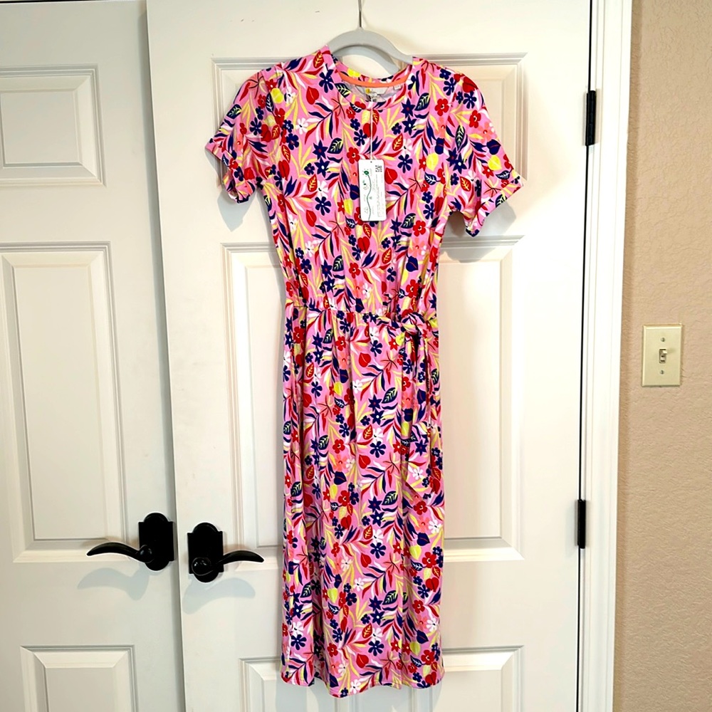 NWT Boden cotton wrap dress